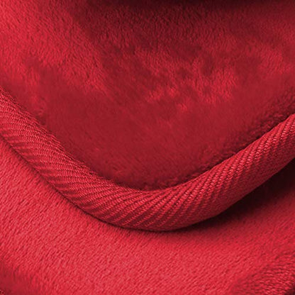 Clara Clark 3 Piece Bathroom Rugs Bath Mat Set, Velvet Memory Foam Bath Mats for Bathroom - Non-Slip, PVC Backing Bath Rugs, Washable - Dries Quickly, Burgundy - color: Red