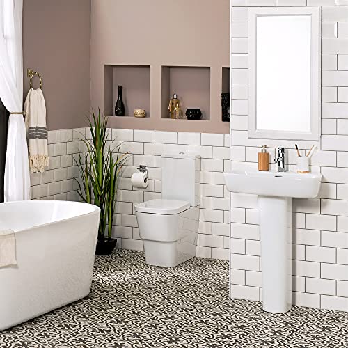 Design House Wyndham Single Door Medicine Cabinet, 16", White | Wall Mount, Transitional, Wood, Bath, 545111-WHT - color: White, size: 16 in. W x 30 in. H