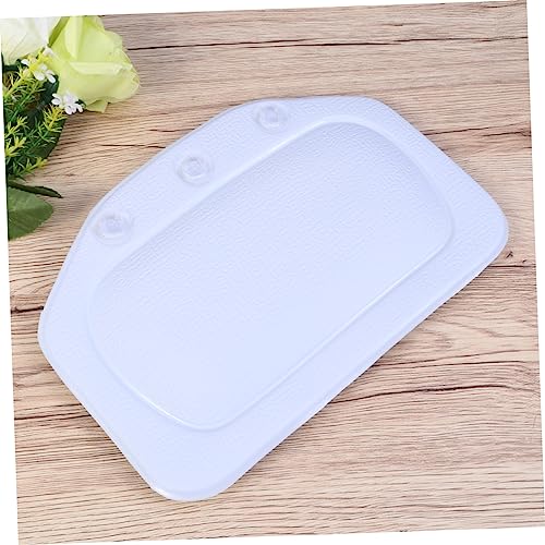 Ipetboom Sponge Bathtub Pillow with Suction Cups Waterproof Bath Cushion for Relaxation Light Blue Spa Headrest for Adults for Comfortable Bathing