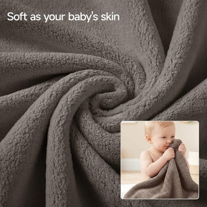 REDKISS Pack of 6 Towel Set - 2 Extra Large Bath, 2 Hand, 2 Washcloths, Ultra Soft & Highly Absorbent, Quicker to Dry, Brown Towels for Bathroom, Spa, Hotel, Gym - color: Brown