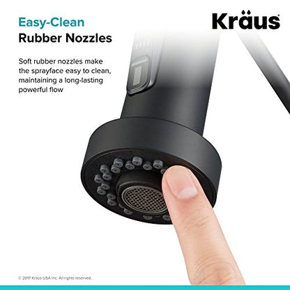 Kraus Dual Function Kitchen Faucet Sprayer in Matte Black