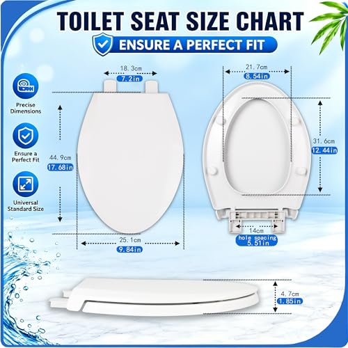 V-Shape Toilet Seat, Soft Close, Quick Release, White PP | Premium polypropylene resists stains, yellowing, cracking, fading, and everyday wear for dependable long-term performance