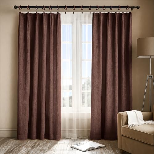 Handcrafted Rosewood Shower Curtain Rings with Clips – 3.5" Outer, 2.7" Inner Diameter – Smooth Wooden Rings with Metal Clips for Shower Curtains and Bathroom Drapes – Pack of 24 - size: 2.7" Inner Diameter