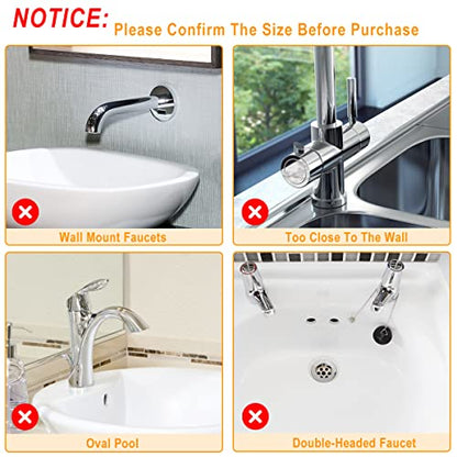 Sink Splash Guard Silicone Sink Faucet Mat Sink Accessories | for Kitchen, Bathroom, Sink Sponge Holder (Grey) - color: Gray