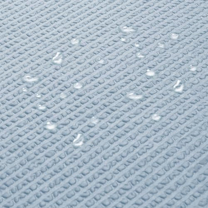 Small Stall Shower Curtain - Embossed Textured Bathroom Curtain, 36 x 72 Shower Curtain for RV Camper, Machine Washable Water Resistance, Glacier Blue - color: Glacier Blue, size: 36"W x 72"L (Pack of 1)