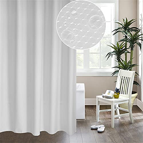 Shower Curtains, 72x72 Inches Waterproof Textured Washable Heavy Duty Fabric Shower Curtain,Minimalist Soft Cloth Chic Hotel Spa Quality Modern Shower Curtain for Bathtub Home Bathroom Farmhouse - color: A