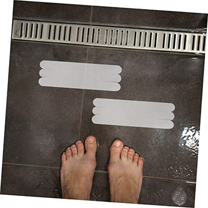 6pcs Non-Slip Tape Adhesive Bathtub Non Slip Bathtub Stickers Bathtub Mat Non- Bathtub Accessories Shower Non Large Bathtub Slip Stickers Bathtubs Grab Bath Stickers Non Slip White - size: 6 pcs