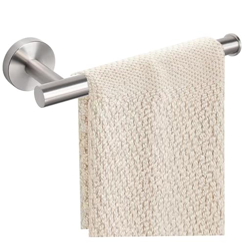Hand Towel Holder - 9" Modern Design Towel Ring, Thicken SUS 304 Stainless Steel Towel Holder for Bathroom Wall, Contemporary Hand Towel Rack - Brushed Nickel - color: Brushed Nickel, size: 1PCS