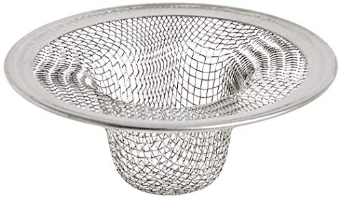 Danco Lavatory Sink Mesh Strainer, 2 in, Stainless Steel (88820) - size: 2-1/2-Inch, style: Bathroom Sink Strainer (1 Pack)