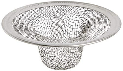 Danco Lavatory Sink Mesh Strainer, 2 in, Stainless Steel (88820) - size: 2-1/2-Inch, style: Bathroom Sink Strainer (1 Pack)