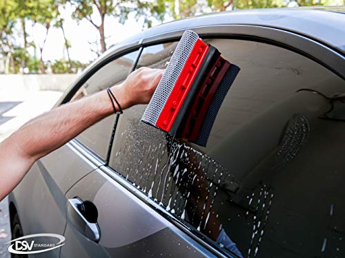 Window Squeegee for Window Cleaning, Window Cleaner Tool for Car Windshield, Shower Door, Boat | 2-in-1 Mini Squeegee for Home | Windshield Squeegee Kit for Car Windows - size: Handheld Squeegee