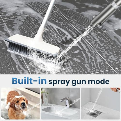 JOMST Filtered Shower Head with Handheld High Pressure Shower Head | 4 Spray Modes ShowerHead with ON/OFF Switch for Pets,Built-in Power Wash to Clean Tub,Shower Heads with Stainless Steel Hose