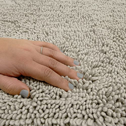 Mohawk Home Classic Cotton Ii Silver 2' x 5' Bath Mat - color: Silver, size: 2' x 5' (Rectangular)