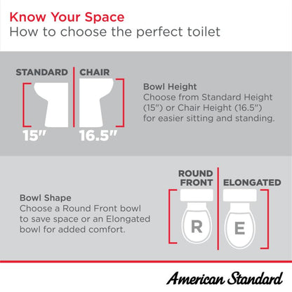 American Standard 215TA104.020 Cadet PRO Two-Piece Toilet, Seat not Included, Extra Tall Height, Left-Hand Trip Lever, 12-Inch Rough, Elongated Front, White, 1.28 GPF (Pack of 2) - size: 12" rough-in (Pack of 2)