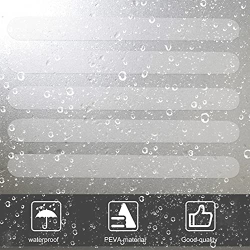VOSAREA 24pcs Heavy Duty Double Sided Tape Slip Stickers for Bathtub Shower Drain