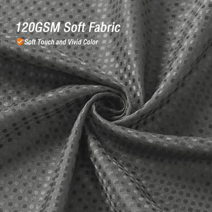 Small Stall Charcoal Grey Fabric Shower Curtain, 36 x 72 | Narrow Half Cloth-Textured Shower Curtain for Bathroom, Water Repellent, Machine Washable - color: Charcoal Grey, size: 36"W x 72"L (Pack of 1)
