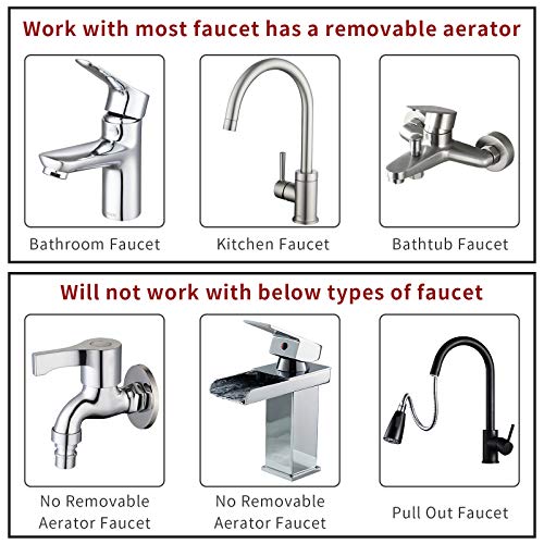 ZCONIEY Sink Faucet Sprayer Attachment Hair Pet Rinser Showerhead with Stop Water-saving Function - color: a-silver