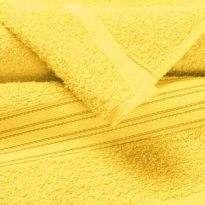 BOUTIQUO Ultra Soft Cotton Washcloths, Contains 12 Piece Face Cloths 12x12 inch, Ideal for Everyday use Face Towels, Compact & Lightweight Multi Purpose Washcloths - Lime Yellow - color: Lime Yellow, size: Washcloths - Set of 12