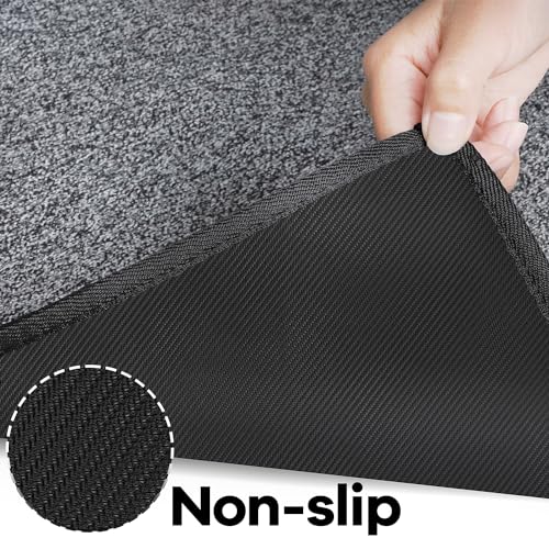 AREDO Runner Rugs for Live Room (Black, 5' x 7' (Rectangular)) - color: Black, size: 5' x 7' (Rectangular)