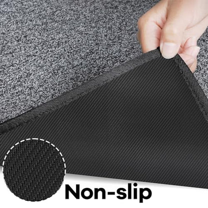 AREDO Runner Rugs for Live Room (Black, 5' x 7' (Rectangular)) - color: Black, size: 5' x 7' (Rectangular)