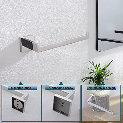 KOKOSIRI Towel Bar Shiny Chrome Hand Towel Ring Holder for Bathroom Kitchen Hardware Wall Mounted, Polished Stainless Steel, B3003CH - color: Polished Chrome