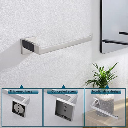 KOKOSIRI Towel Bar Shiny Chrome Hand Towel Ring Holder for Bathroom Kitchen Hardware Wall Mounted, Polished Stainless Steel, B3003CH - color: Polished Chrome
