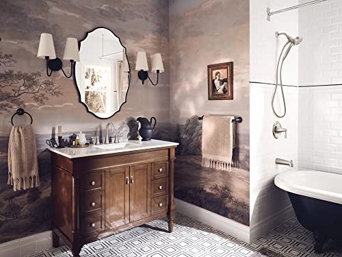 Moen YB2286ORB Brantford Collection Traditional Single Post Bathroom Hand Towel Ring, Oil-Rubbed Bronze (Pack of 2) - size: Оne Расk (Pack of 2)