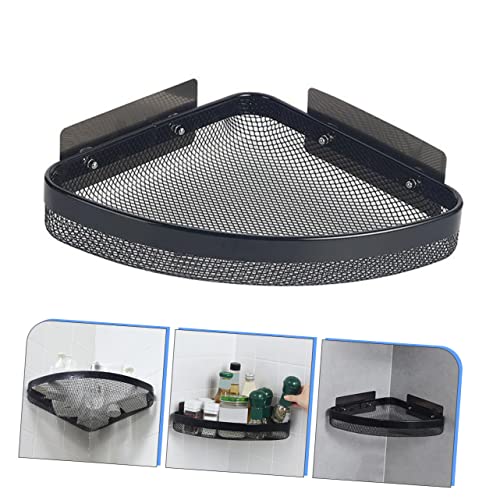 Corner Shower Organizer Adhesive Wall Mounted Bathroom Shelf Waterproof Storage Rack for Home Easy to Install Suitable for Showers and Toilets