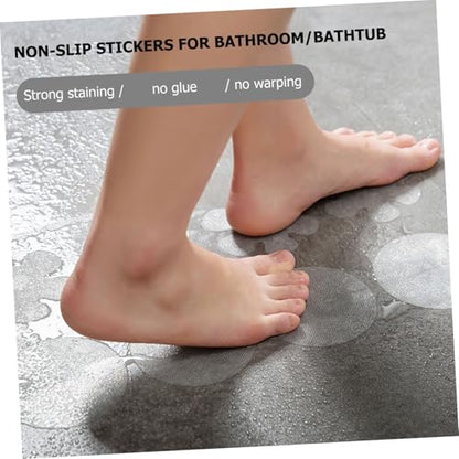 Alipis 16pcs Transparent Non Slip Stickers for Bathroom Safety Skid Tape for Shower Bathtub Stairs Easy DIY Installation Versatile Use Kitchen Pool and Living