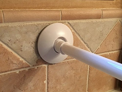 Stay-Put Shower Curtain Rod Mount, 2 Pack