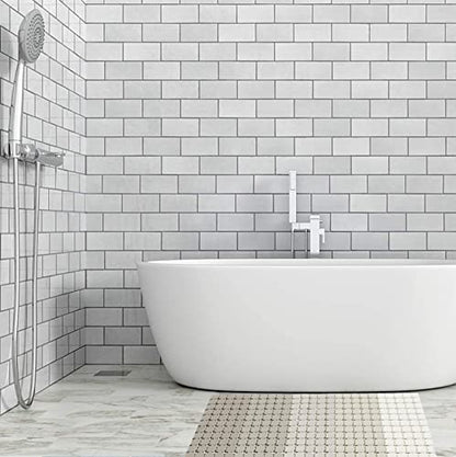 BEMISO Shower Mat Non Slip Bathtub Mat 33.4 x 15.7 Inch Large Size | Suction Cups,Drain Holes,Easy Dry,Easy to Cut - color: Gradient Beige, size: 33.4 x 15.7 inches