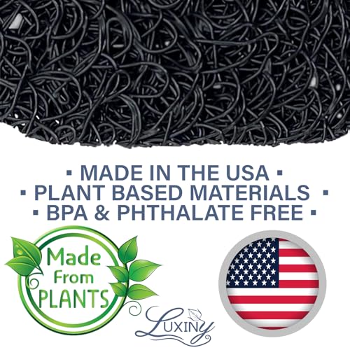 Soap Savers for Bar Soap, American Made by Luxiny, Lifts Soap in Soap Dishes & Shower Soap Holders - Handmade Soap Lasts Longer -Made from Plant Base Materials (Black Onyx, 2 Pk) - color: Black Onyx - 2 Pack