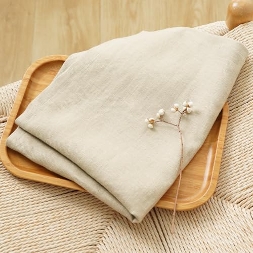Linen Thick Kitchen Towels Set of 2-100% Linen Dish Towels with Hanging Loops, Super Soft Quick Dry Tea Towels Stonewashed and Handcrafted 17.7 x 23.6 Inch,Dark Apricot - color: Dark Apricot, size: Hand Towel
