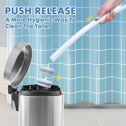 Compatible with Clorox Toilet Wand – Disposable Toilet Brush Head Refills (40 Count)
