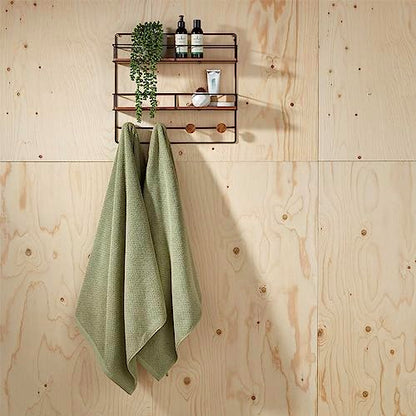 Christy Brixton 6 Piece Towel Set | Khaki Green | 100% Cotton | Ultra Soft | Super Absorbent | 600GSM | 2 Bath Sheets 2 Bath Towels 2 Hand Towels - color: Khaki, size: 2 Hand 2 Bath 2 Bath Sheet Set