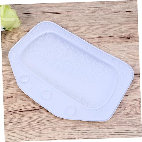 Ipetboom Sponge Bathtub Pillow with Suction Cups Waterproof Bath Cushion for Relaxation Light Blue Spa Headrest for Adults for Comfortable Bathing