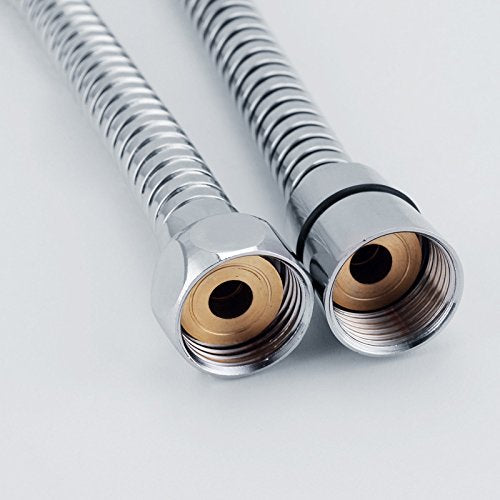 Bathroom 79-Inch Extra Long Stainless Steel Handheld Shower Head Hose, Polished Chrome