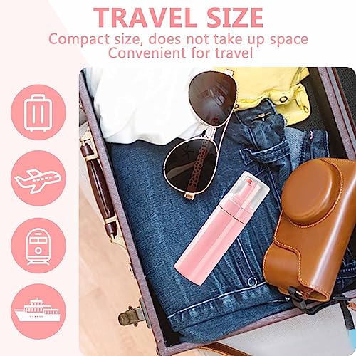 TMLECE 5.1oz/150ml Travel Size Foaming Soap Dispenser Bottles(6 Pack) | Pink BPA-Free PET Material, Foaming Pump, Rich Foam, Leak-Proof Design for Hand Soap, Cleanser & Shampoo, Travel & Home Use - color: Pink, size: H.150ML(5.1OZ),6Pack