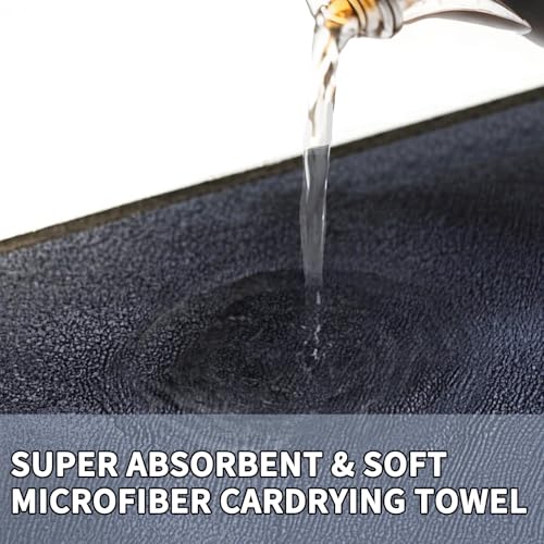 3 PCS Shiny Bath Drying Towel, Super Absorbent Bath Drying Towels Microfiber Cleaning Cloths for Shower Cars House Kitchen Camping, 15.75 x 11.8 Inch