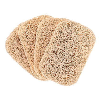15 Piece Soap Savers Pads - Beige BPA Free Holder for Bar Soap, Non-Slip Self Draining Dish Lift for Shower, Kitchen, Bathroom - Tray Bulk Accessories - color: Beige