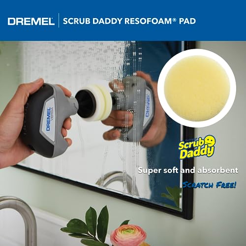 Dremel Versa 5-Pack Scrub Daddy Cleaning Sponge Pads, Variety Pack for Multi-Surface Cleaning, for use in Kitchen, Household and Bathroom - Compatible with Versa Power Scrubber Tool, PC360-5 | For Multi-Surface Cleaning | Kitchen Use | Household And Bathr
