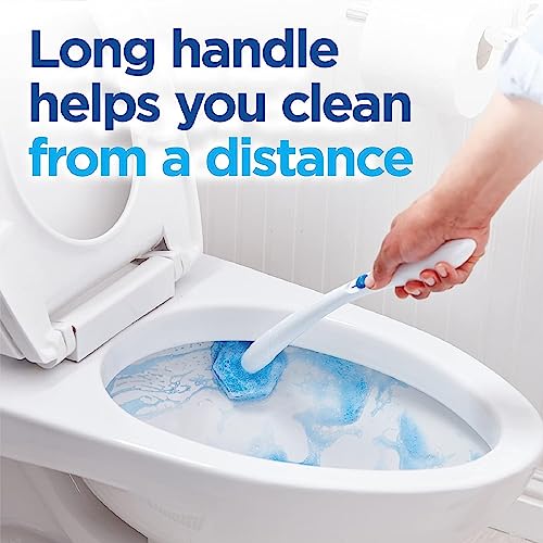 Clorox ToiletWand Disposable Toilet Cleaner Refills, Rainforest Rush Scent, 30 Count, Kills 99.9% of Germs, Touch-Free Toilet Cleaning