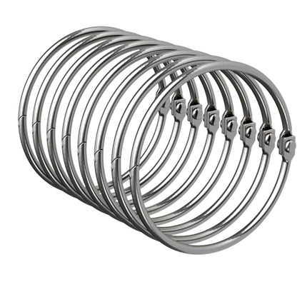 Bathway Shower Curtain Rings, Bathway Shower Curtain Hooks Anti-Drop Shower Rings for Curtain, Metal Shower Curtain Rings Rust Proof, Chrome Shower Hooks for Shower Curtain Rod, Shower Rod Hook 12Pcs - color: Chrome, style: Classic Round