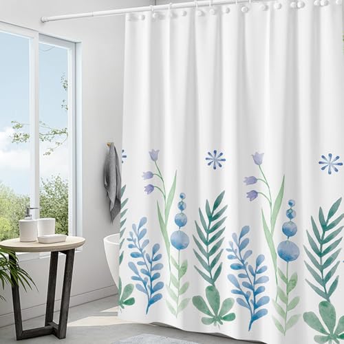 Plastic Shower Liner - Premium EVA 5G Shower Curtain Liner with Rustproof Grommets and 3 Weighted Magnets, Waterproof Shower Curtain for Bathroom(Fresh Green, 72”*72”) - color: Fresh Green, size: 72”*72”