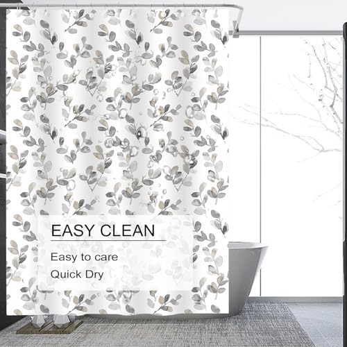 Shower Curtain Liner 72 x 72, Plastic Waterproof 4G Lightweight Shower Liner for Bathroom, with Grommets Holes and 3 Heavy Duty Magnetic Weights - color: Mimosa