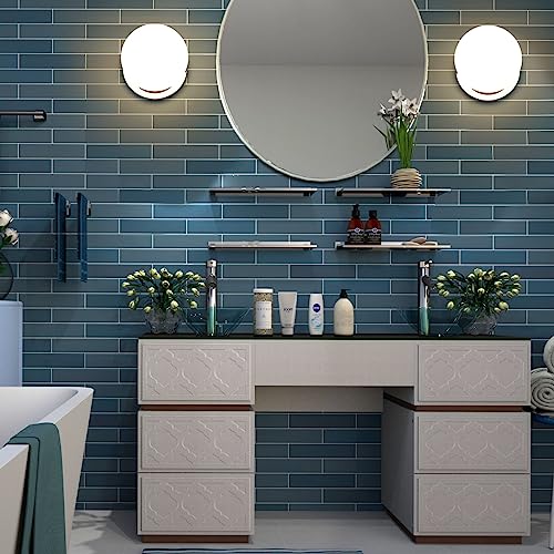 Chrome Wall Sconces, 1 Light Modern Globe Sconce, Wall Light for Bedroom Bathroom Living Room & Hallway Vanity Lighting, Ceiling Light Fixture (1-Light, Chrome) - color: Chrome, size: 1-Light