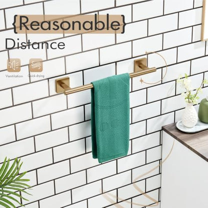 KOKOSIRI Bathroom Towel Bars 12 Inch Towel Ring Champagne Bronze 30CM Hand Towel Holder for Bath Kitchen Wall Stainless Steel B4005CPG-L12 - color: Champagne Bronze, size: 12-Inch