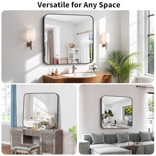 Koonmi Bathroom Wall Mirror,36x36 Inch Large Vanity Mirror for Over Sink - size: 36"L x 36"W