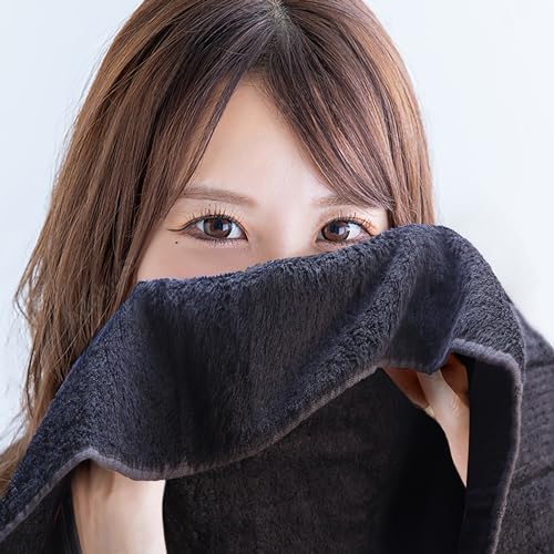 Bath Towel Set 8 PCS (8, Black) - color: Black