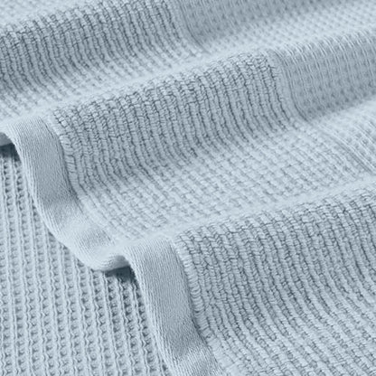 Modern Threads Waffle-Rib 6-Piece Towel Set – Premium Cotton Bath Towels, Ultra-Absorbent & Soft, Elegant Waffle Texture for Bathroom & Spa, Air - color: Air